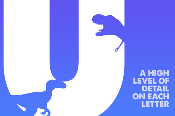 Dinosauce Font preview 4