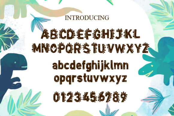Dinomite Font preview 2