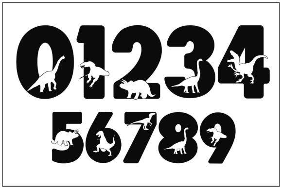 Dinosaur Font preview 5