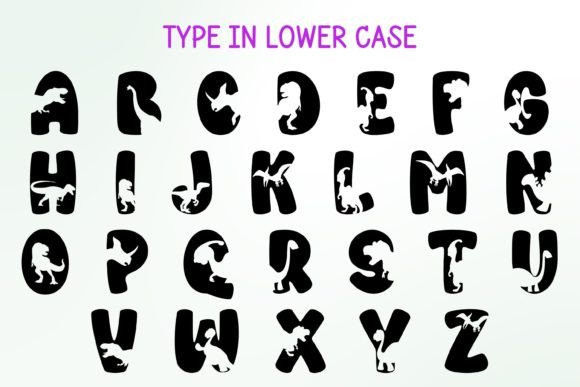Dinosaur Font preview 7