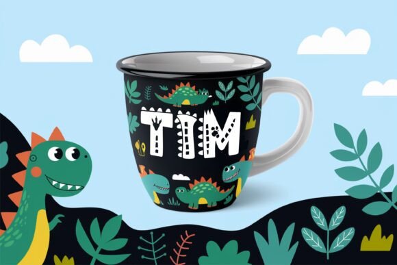 Dinosaur Jungle Font preview 3