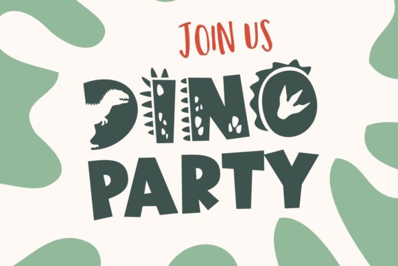 Dinosaur Font Font preview 4