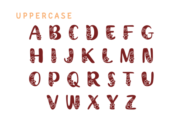 Animal Paw Font preview 3