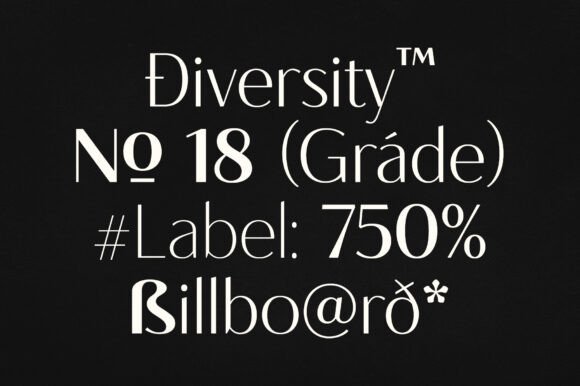 Diona Sans Font preview 4