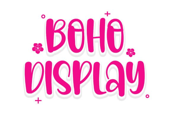 Boho Display Font