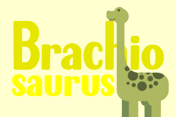 Dinotoys Font preview 3
