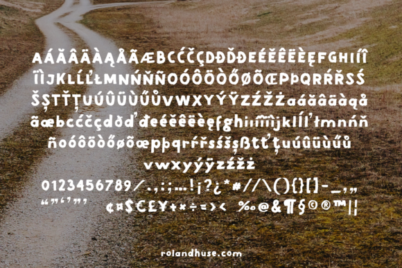 Dirt Road Font preview 3