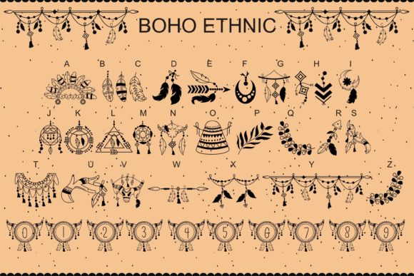Boho Ethnic Font preview 4