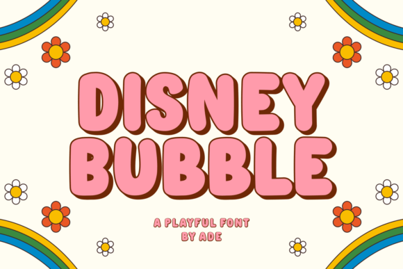 Disney Bubble Font