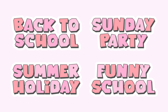 Disney Comic Font preview 2