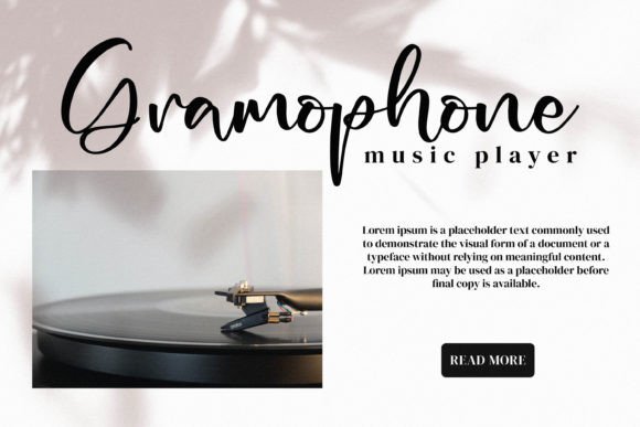 Airnon Font preview 4