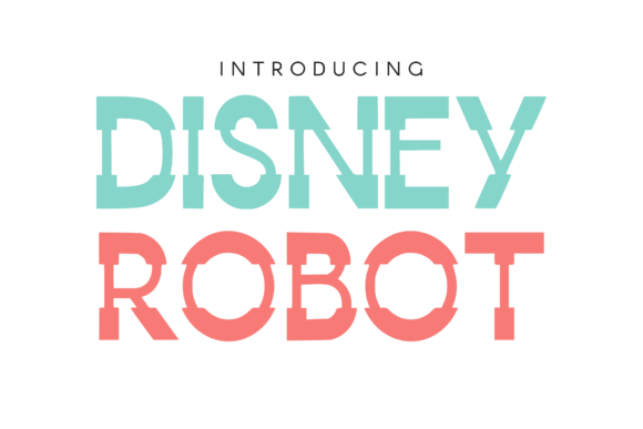 Disney Robot Font