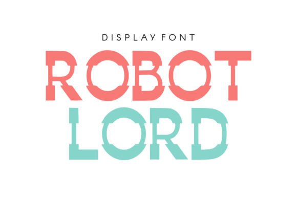 Disney Robot Font preview 2