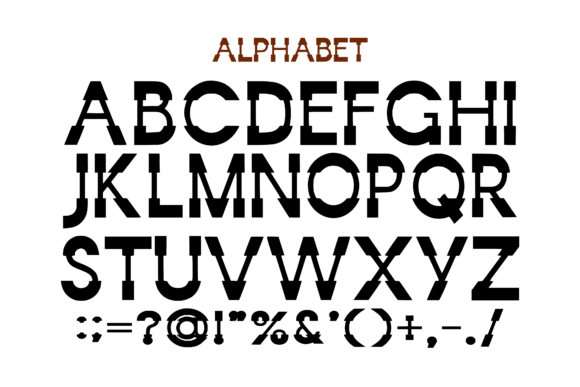 Disney Robot Font preview 3