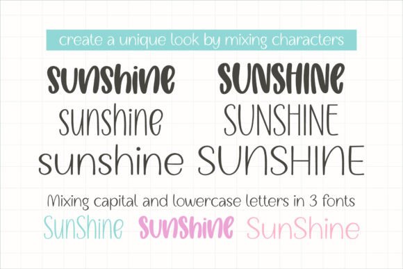 Display Memories Font preview 3