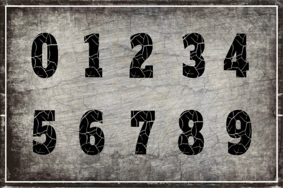 Distressed Font preview 3