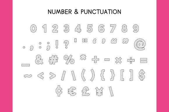 Do-a-dot Alphabet Font preview 4