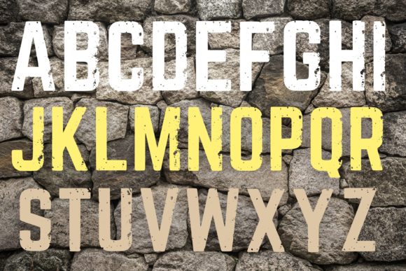 Doctor Stone Font preview 3