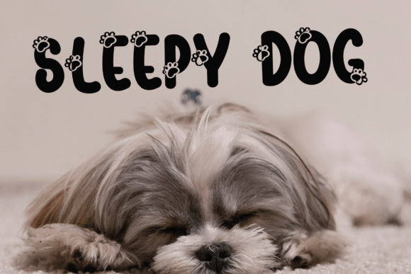 Dog Font preview 6