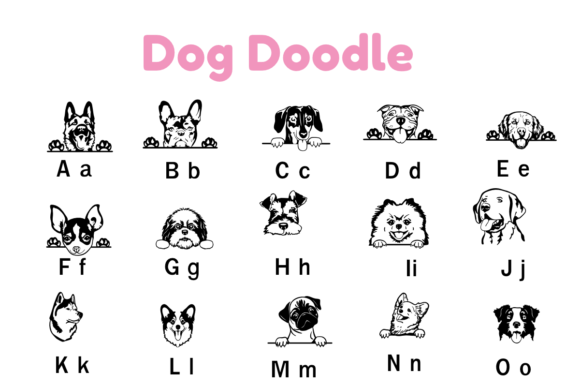 Dog Doodle Font preview 2