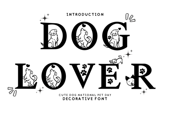 Dog Lover Font preview 2