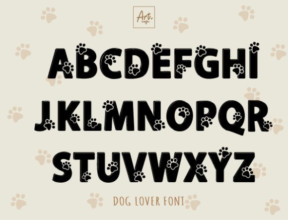 Dog Lover Font preview 3