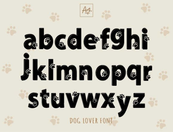 Dog Lover Font preview 5