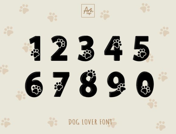 Dog Lover Font preview 7