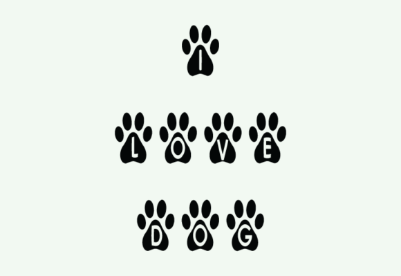 Dog Paw Font preview 4