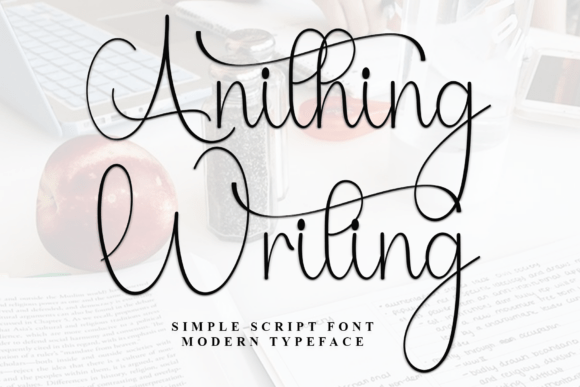 Anithing Writing Font