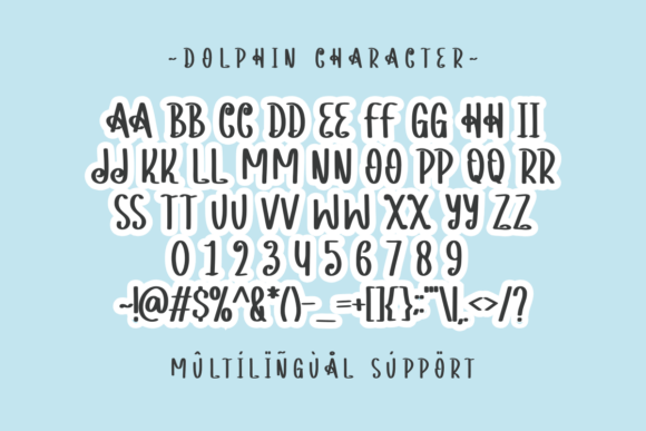 Dolphin Font preview 3