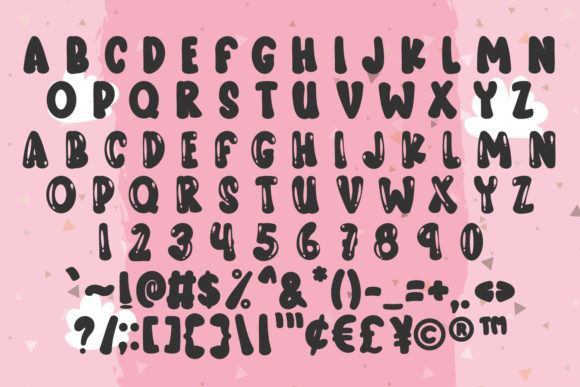 Donut Groovy Font preview 4