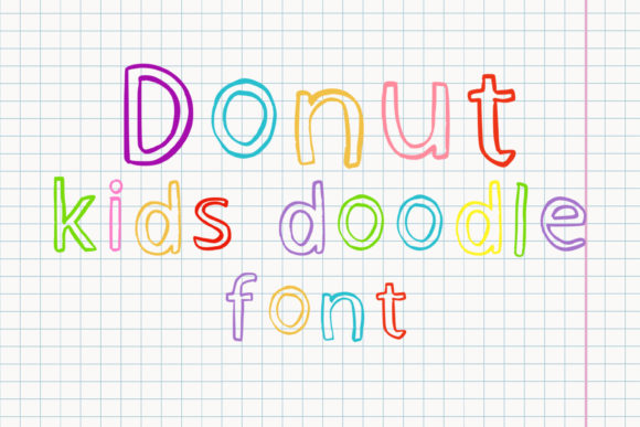 Donut Kids Doodle Font