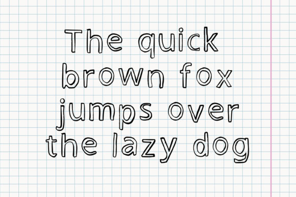 Donut Kids Doodle Font preview 3