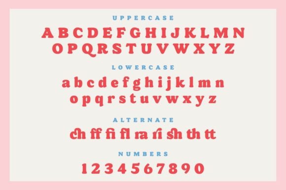 Donut Shop Font preview 2