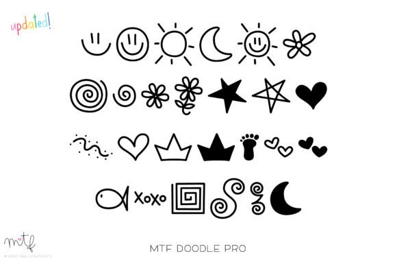 Doodle Font preview 2