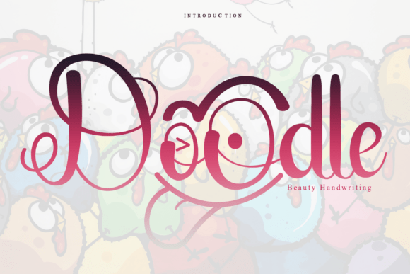 Doodle Font preview 3