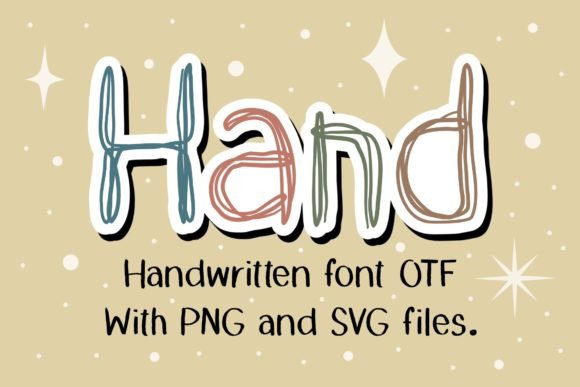 Doodle Font preview 4