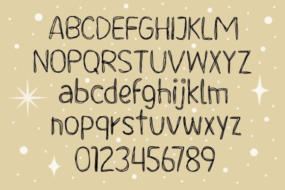 Doodle Font preview 6