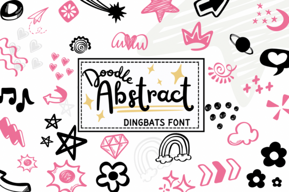 Doodle Abstract Font