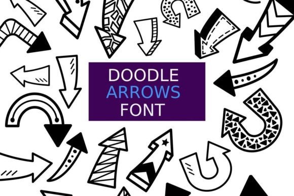 Doodle Arrows Font