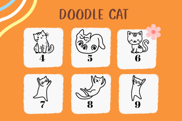 Doodle Cat Font preview 4
