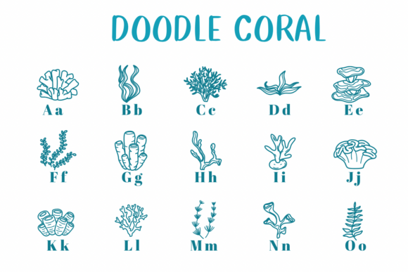 Doodle Coral Font preview 2