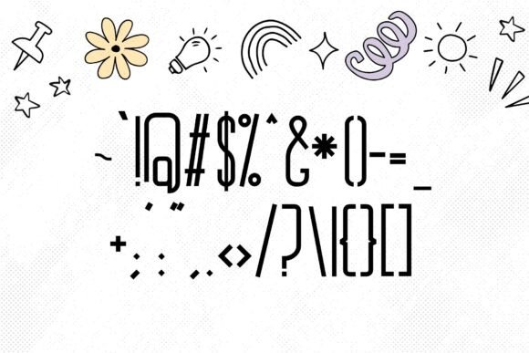 Doodle Daze Font preview 3