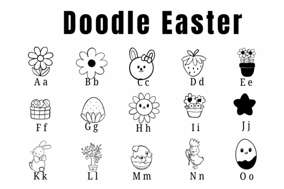 Doodle Easter Font preview 2