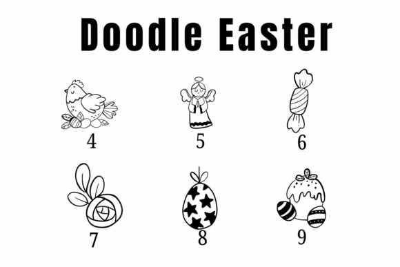 Doodle Easter Font preview 4