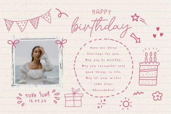 Doodle Element Font preview 2