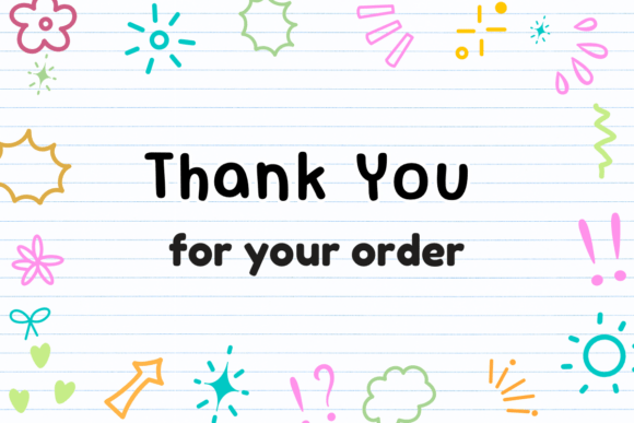 Doodle Element Font preview 4