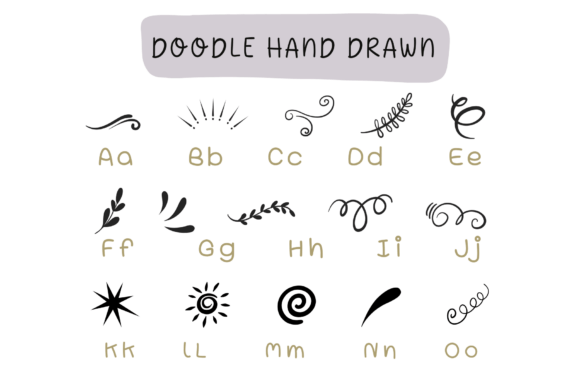 Doodle Hand Drawn Font preview 4