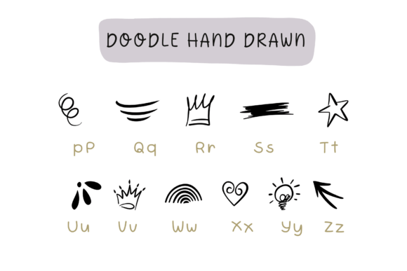 Doodle Hand Drawn Font preview 6